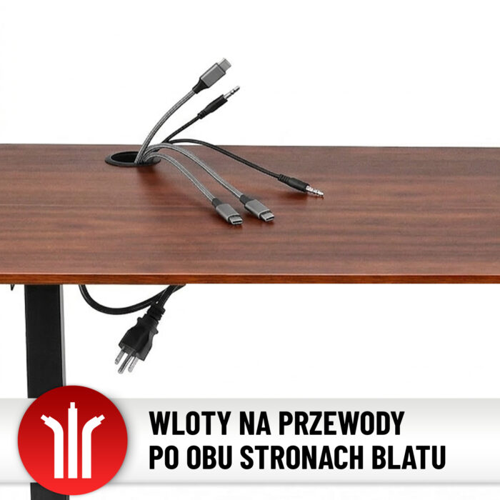 Стіл Hell's Chair Canyon Walnut з електричним регулюванням горіховий 140x70 см - Зображення 11