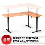 Стіл Hell's Chair Oak Wood Black з електричним регулюванням кутовий 180x120 см - Зображення 7