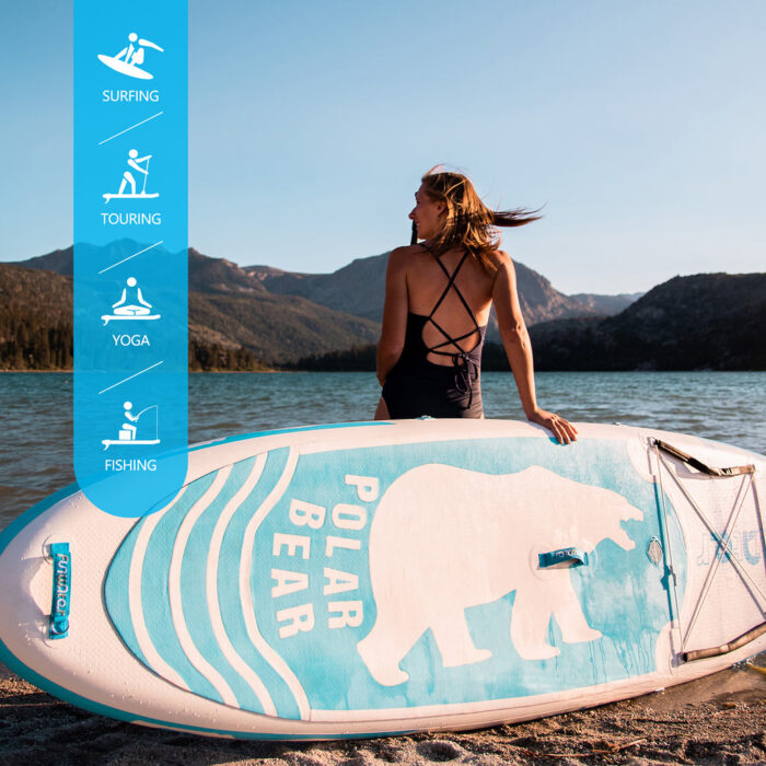 SUP-дошка надувна FunWater SUPFW07A 320 см синього кольору - Зображення 7
