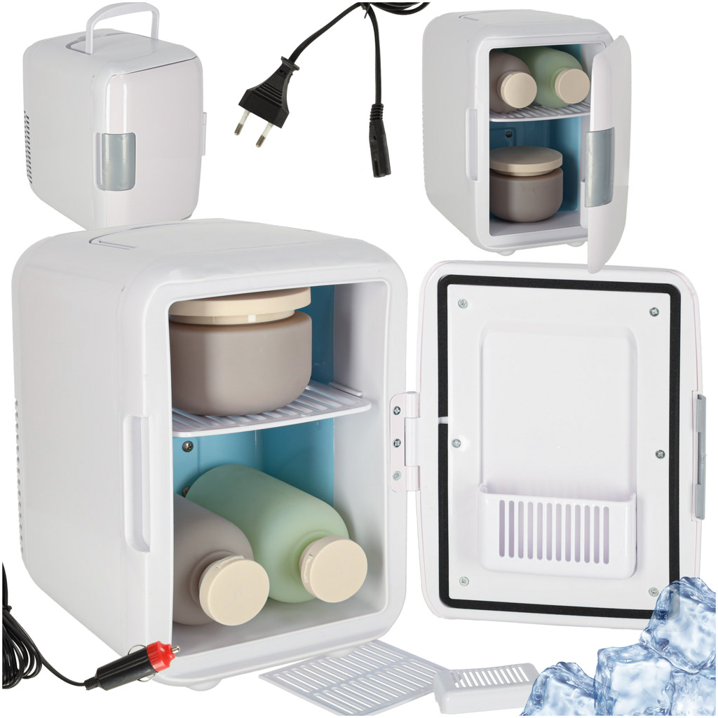 Lodowka-turystyczna-elektryczna-samochodow-mini-4L-174205 Автомобільний холодильник для подорожей – 3,4 л KX3057 - Зображення 1