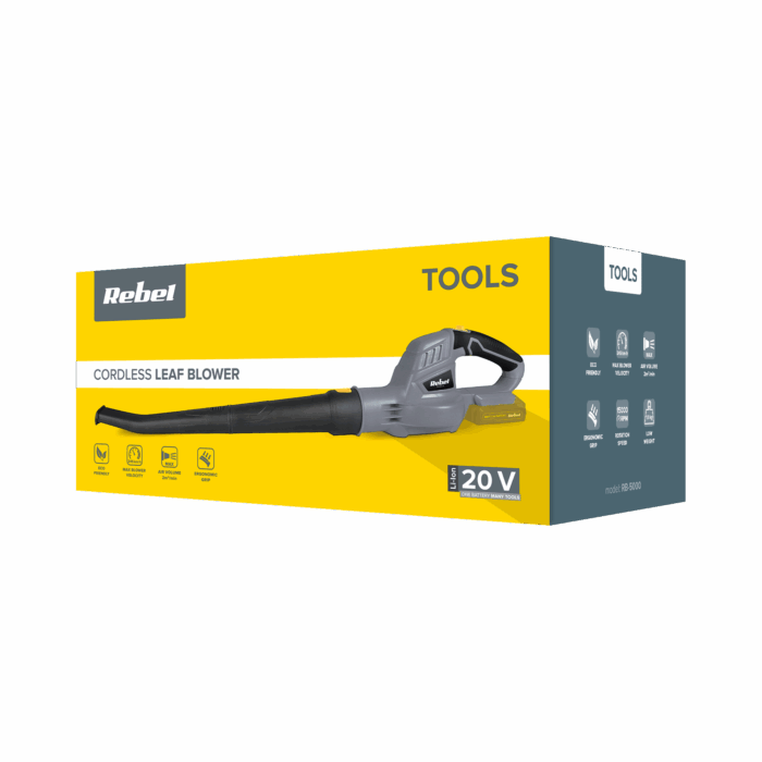 Бездротовий повітродув Rebel RB-5000.1 20V - Зображення 3