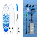 SUP-дошка надувна FunWater SUPFW05B Tiki 3,2 м (синьо-білий) - Зображення 8