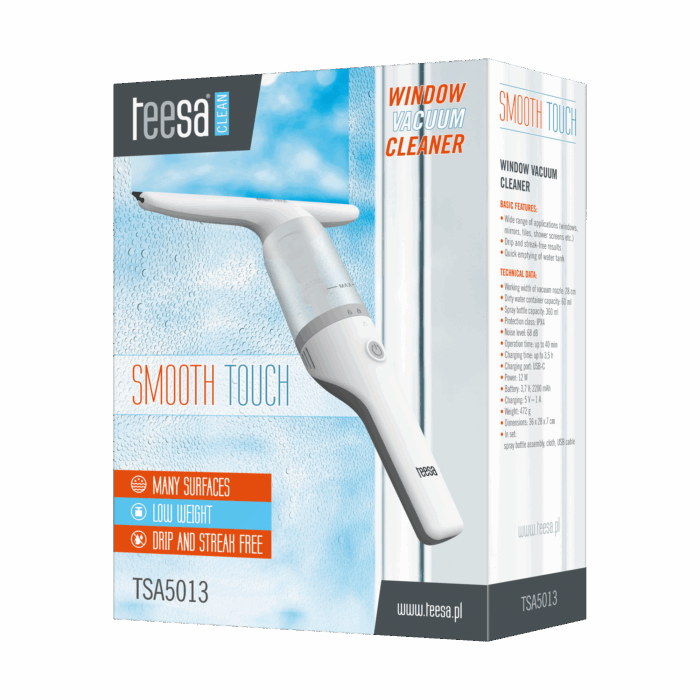 Мийка високого тиску TEESA TSA5013 SMOOTH TOUCH для миття вікон - Зображення 6