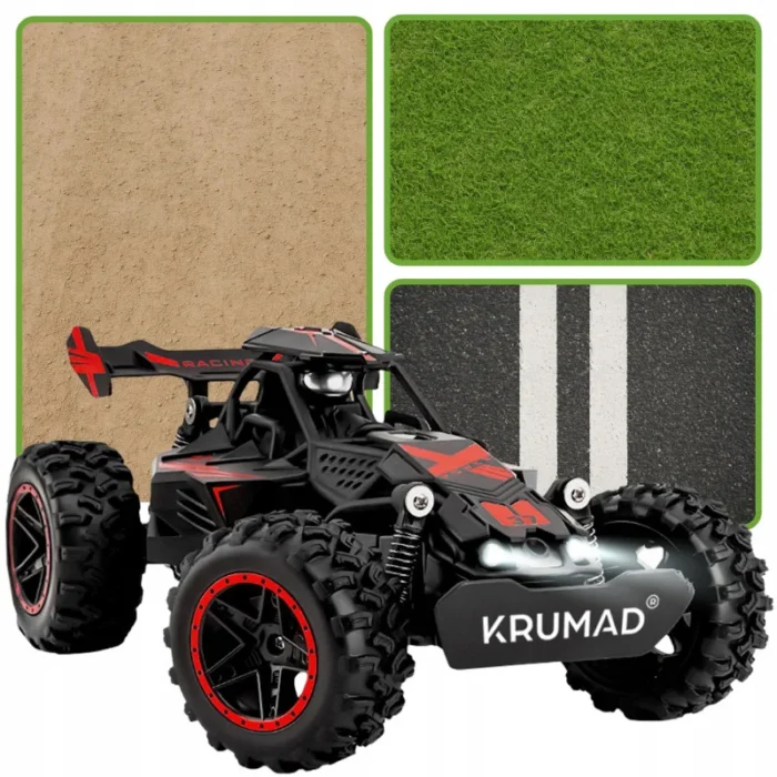 Машинка на дистанційному керуванні KRUMAD KMD202 2.4 ГГц 2 батареї - Зображення 7