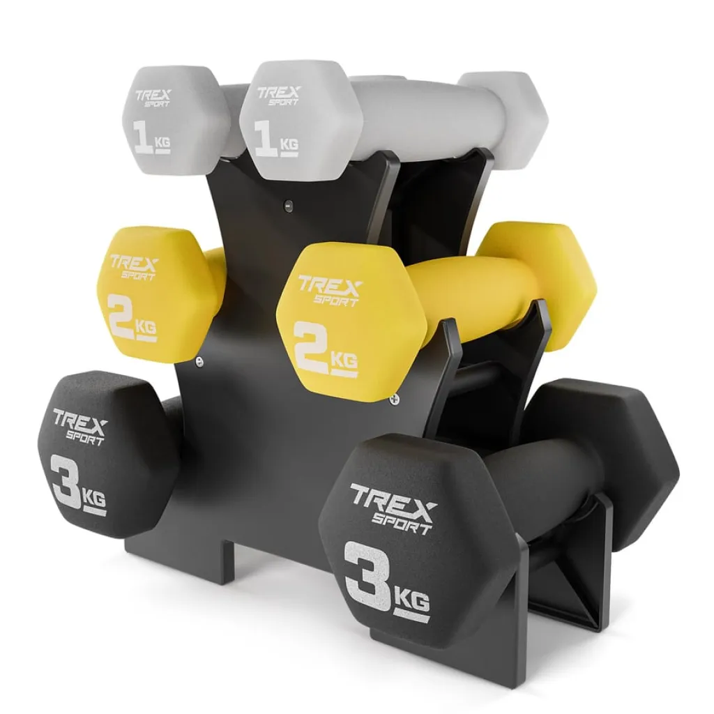 5deb26618a65e4738966d1ad890f1540-1024x0-1 Набір гантелей круглих TREX Sport TX-V120VS 12кг з підставкою - Зображення 1