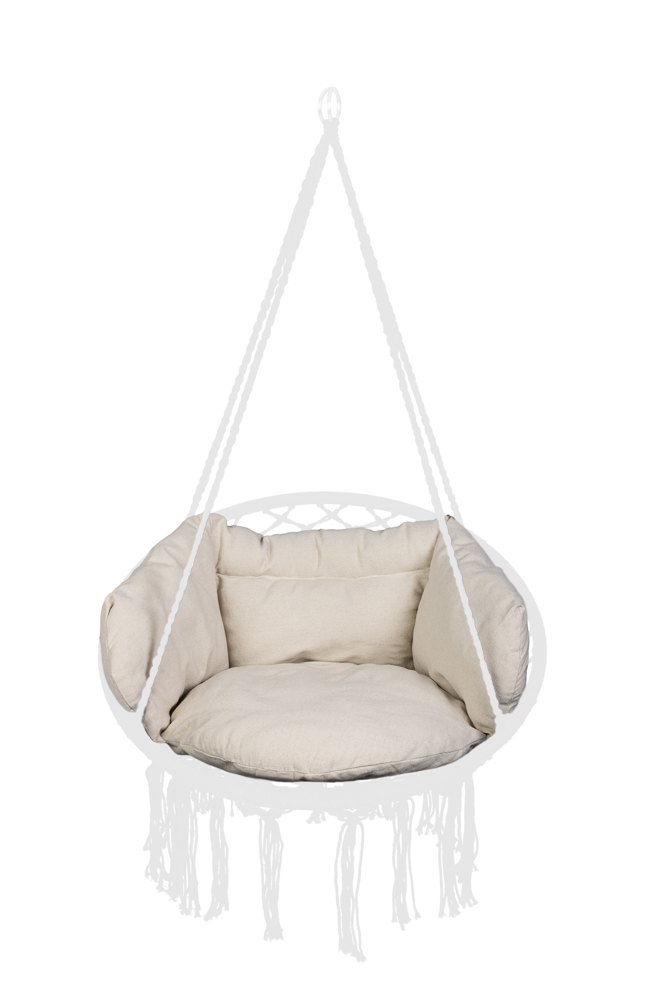 Pillow-for-swing-chair-ecru-153836 Подушка для підвисного крісла LUARO KX3950 «лелече гніздо», бежева - Зображення 1
