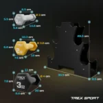 Набір гантелей круглих TREX Sport TX-V120VS 12кг з підставкою - Зображення 3