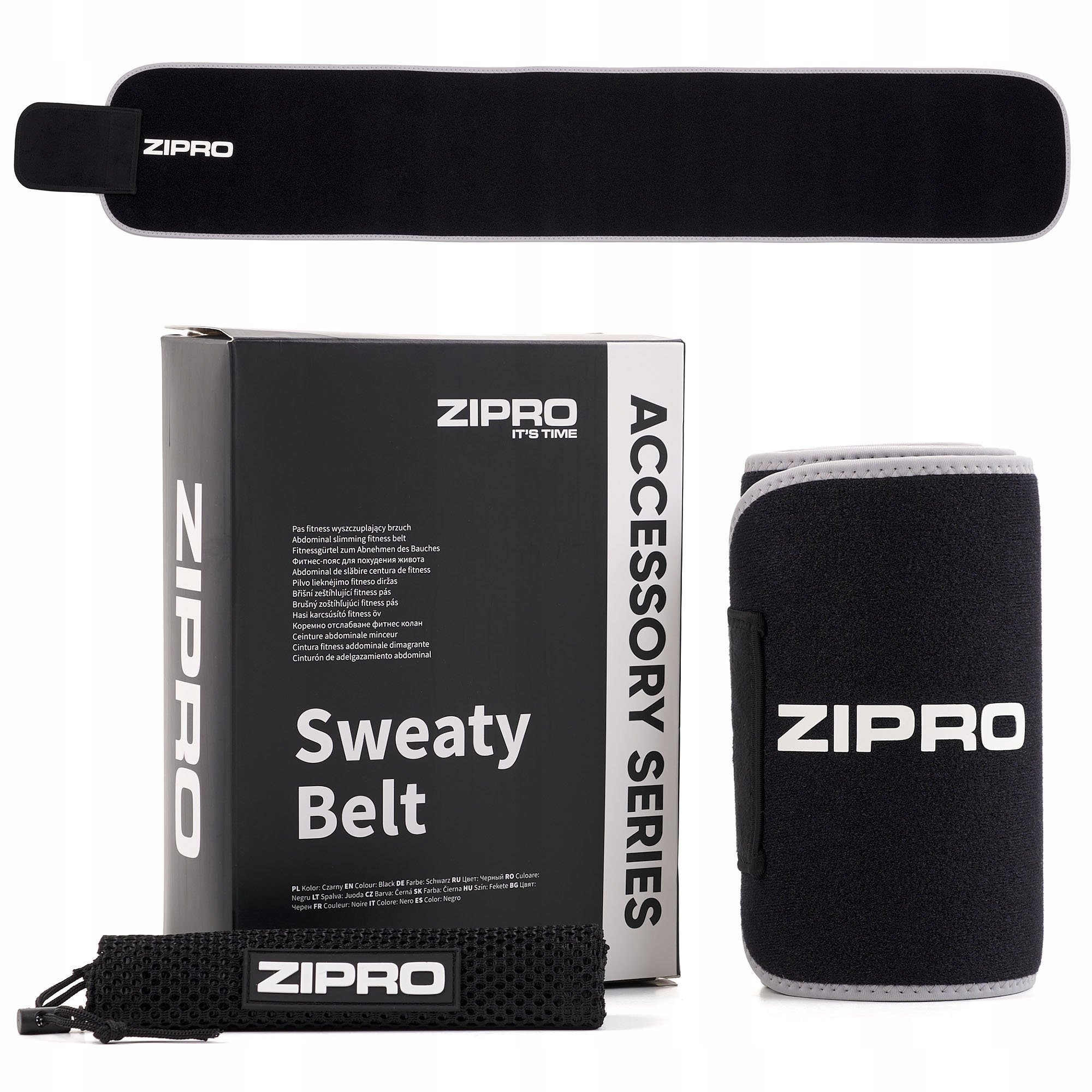 Pas-Neoprenowy-Wyszczuplajacy-Brzuch-do-Cwiczen-ledzwiowy-110x20cm-Zipro Неопреновий Пояс Для Схуднення Поперековий Zipro 110X20 См - Зображення 1