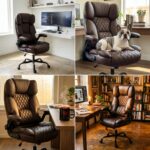 Офісне крісло Hell's Chair HC-1033 Brown екошкіра - Зображення 8