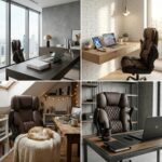 Офісне крісло Hell's Chair HC-1033 Brown екошкіра - Зображення 7