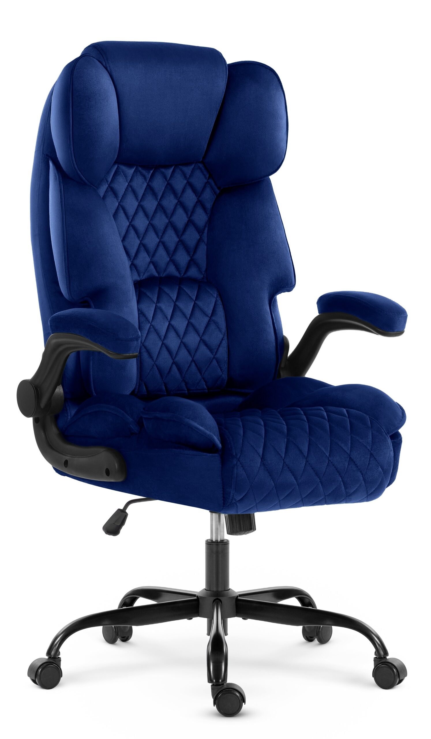 Fotel-biurowy-obrotowy-Hells-Chair-HC-1033-Navy-Granatowy-Tkanina Офісне крісло Hell's Chair HC-1033 Navy Granatowy (темно-синій)тканина - Зображення 1