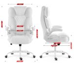 Офісне крісло Hell's Chair HC-1033 White екошкіра - Зображення 6