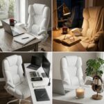 Офісне крісло Hell's Chair HC-1033 White екошкіра - Зображення 7