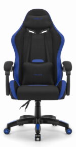 Геймерське крісло Hell's Chair HC-1012 Black Blue тканина - Зображення 7