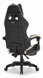 Геймерське крісло Hell's Chair HC-1039 2.0 Black Beige тканина - Зображення 4