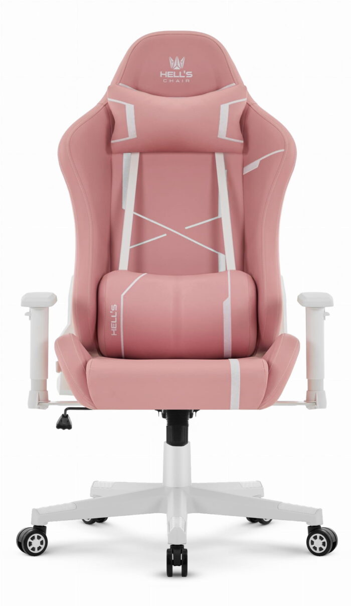 Геймерське крісло Hell's Chair HC-2001 Pink White - Зображення 3