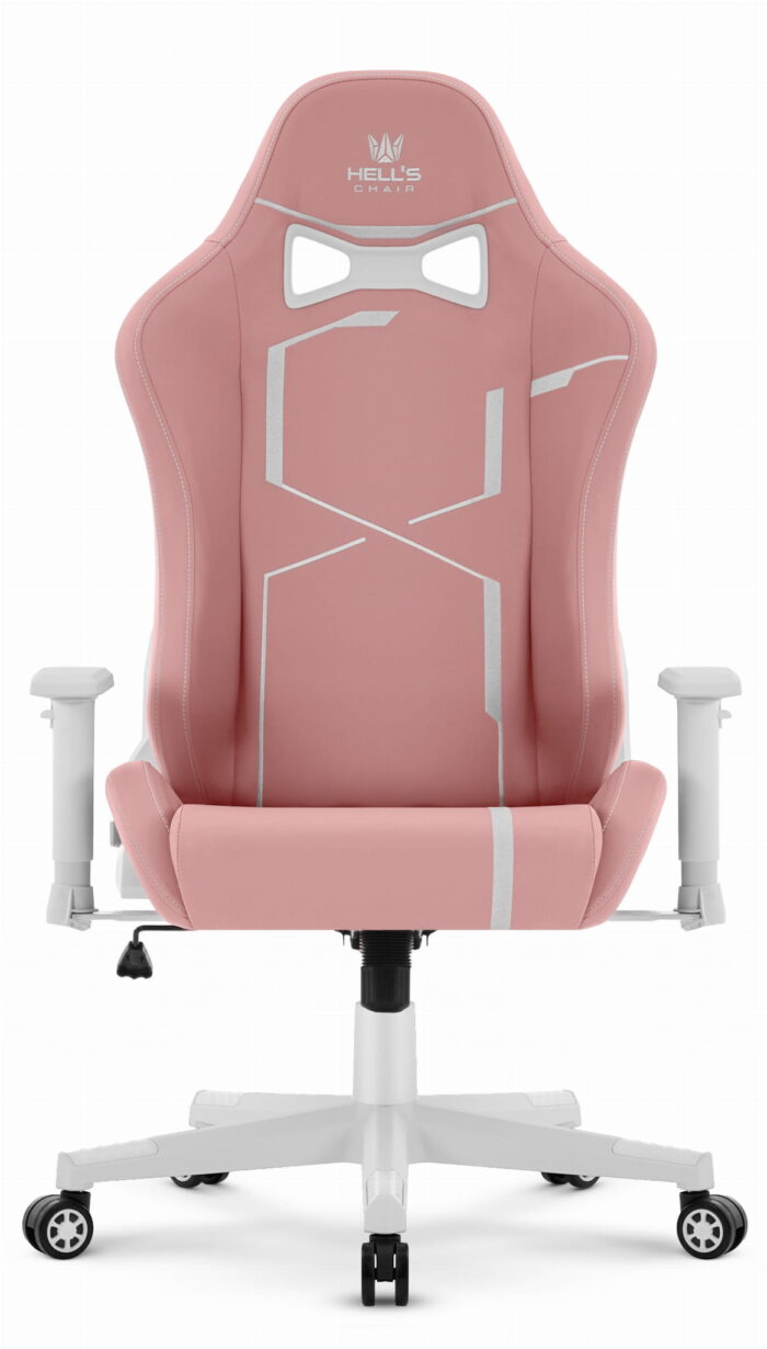 Геймерське крісло Hell's Chair HC-2001 Pink White - Зображення 4