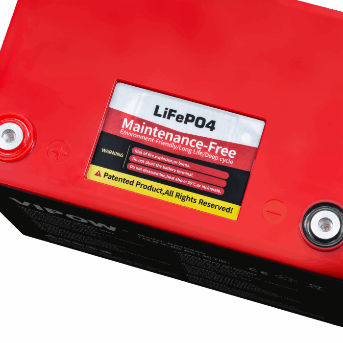 Акумулятор VIPow BAT0490 LiFePO4 60Ah з BMS - Зображення 2