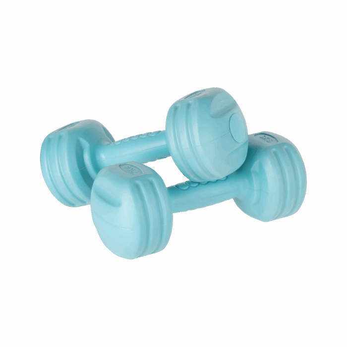 Бітумні гантелі Rebel Active 2x2 кг для силових тренувань - Зображення 2