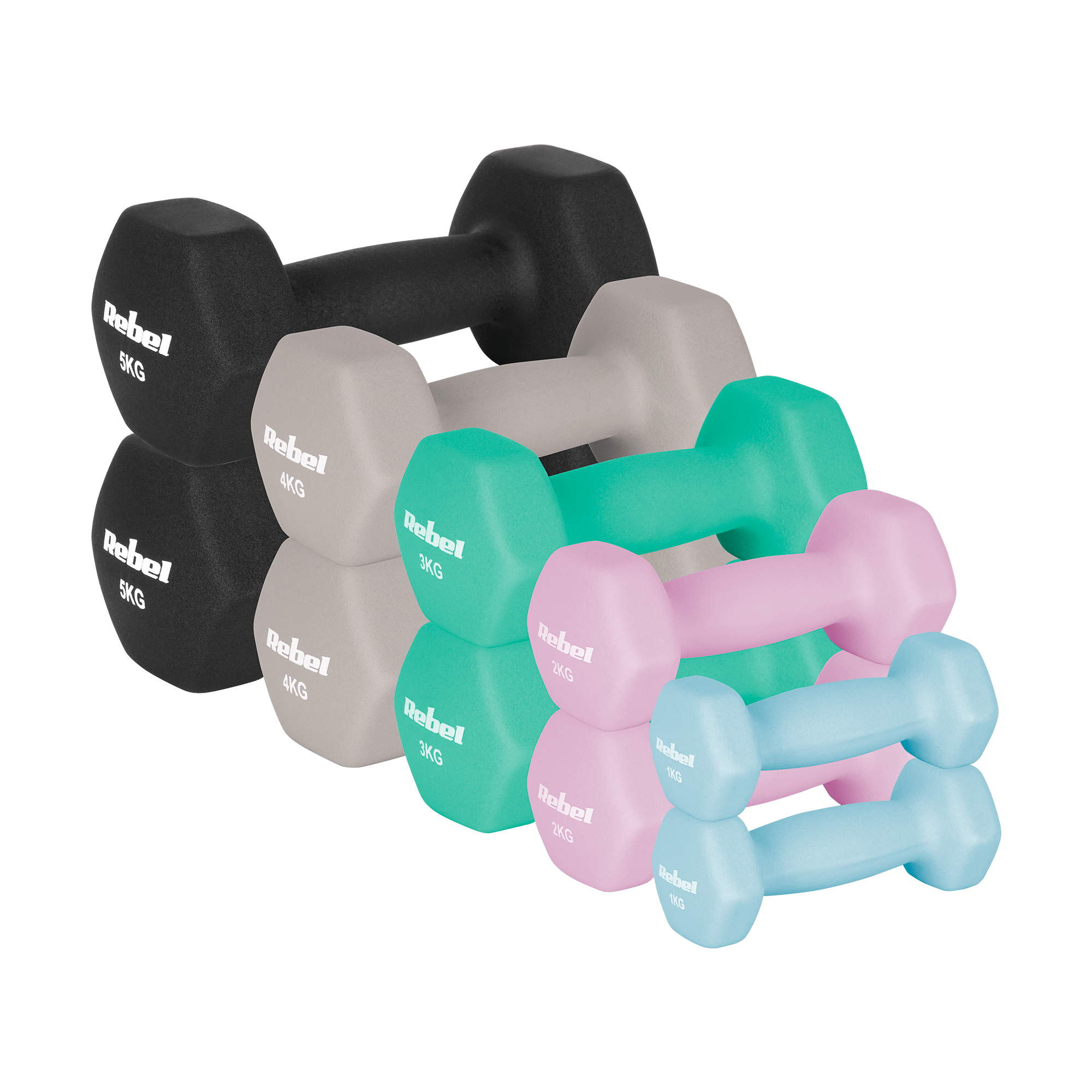 hantelki-zeliwne-neoprenowe-hex-zestaw-30kg-2x1kg-2x2kg-2x3kg-2x4kg-2x5kg-rebel-active-16d5d67a030d4a4db120a69aba87762d-c9366947 Набір гантелей Rebel HEX 30 кг із чавуну та неопрену для силових тренувань - Зображення 1