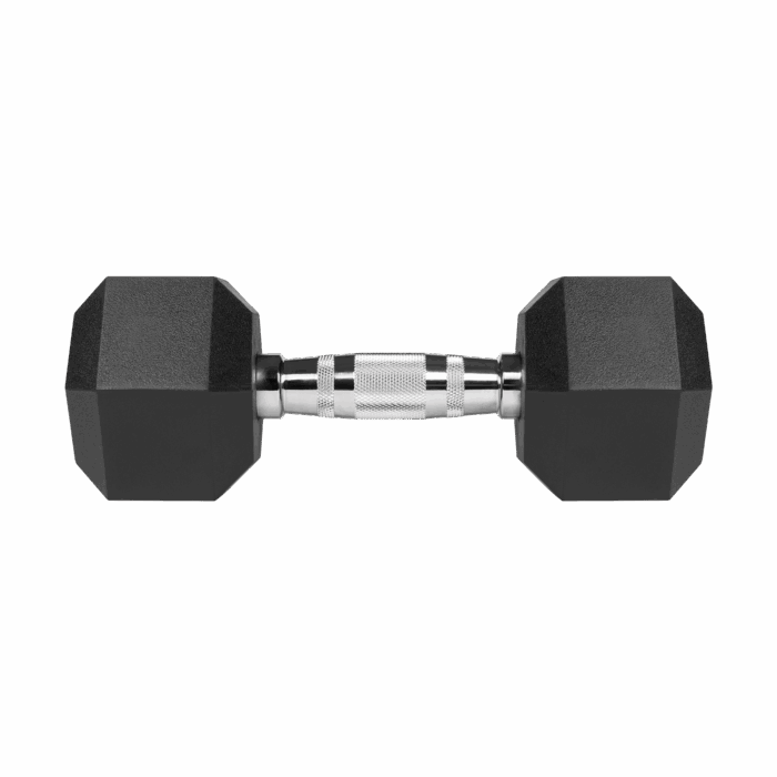 Гантелі HEX Rebel Active 2x9 кг з гумовим покриттям та чавунною основою - Зображення 4