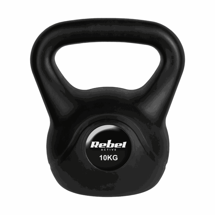 Гіря бітумінозна Rebel Active 10 кг з ергономічною ручкою для силових тренувань - Зображення 2