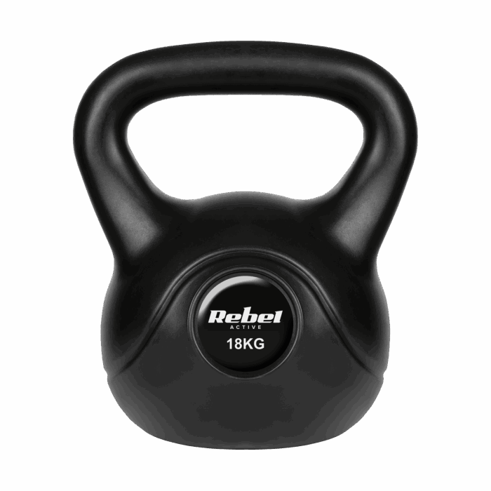 Гіря бітумінозна Rebel RBA-2319 ACTIVE 18 кг для силових тренувань - Зображення 2