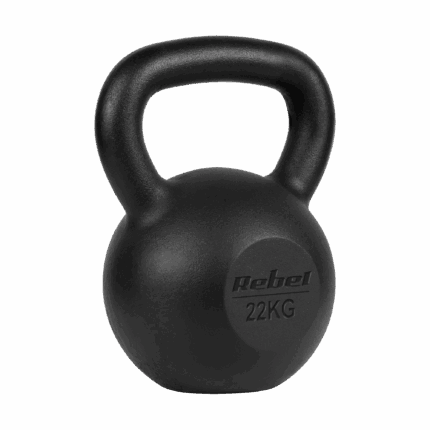 Чавунна гиря Rebel ACTIVE 22 кг зі зручною ергономічною ручкою