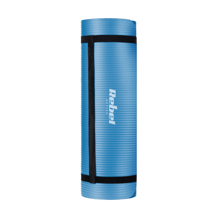 Гімнастичний килимок REBEL ACTIVE RBA-3151-BL 183x61 см синій - Зображення 3