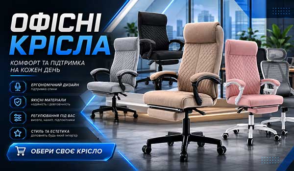 Офісні крісла