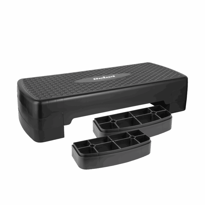 Степ-платформа REBEL ACTIVE RBA-3227-BK 3 рівні, 68 см, чорний - Зображення 4