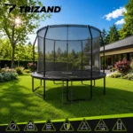 Батут Trizand 366 см з сіткою. драбинкою. 150 кг - Зображення 3