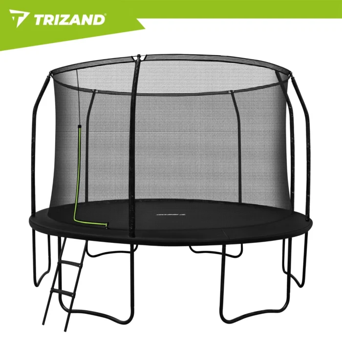 Батут Trizand 366 см з сіткою. драбинкою. 150 кг - Зображення 5