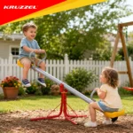 Дитяча садова гойдалка Kruzzel 2в1 з обертанням 360° - Зображення 6