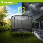 Батут Trizand 366 см з сіткою. драбинкою. 150 кг - Зображення 8