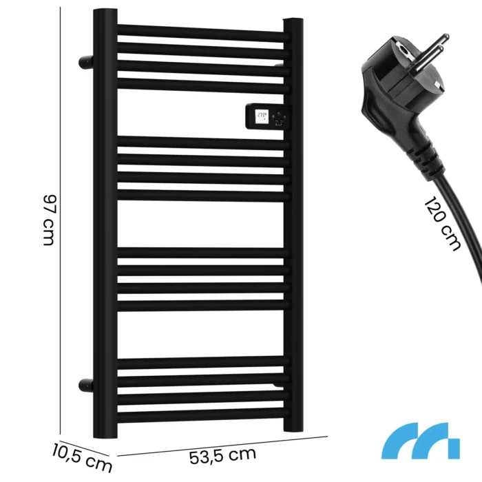 Електричний обігрівач для ванної Maltec BH500W-BL 112040 - Зображення 5