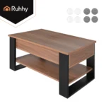 Стіл журнальний Ruhhy 92×51×47–61 см з підйомним бла - Зображення 3