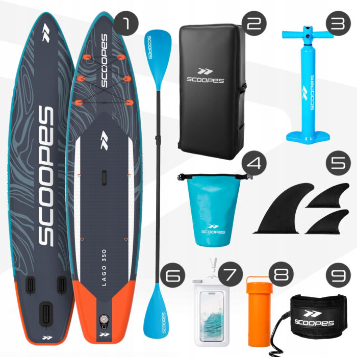 Надувний SUP-борд Scoopes LAGO 350 см до 180 кг - Зображення 3