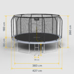 Батут Rebel RBA-8004 Active PRO 14ft/427cm - Зображення 8