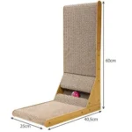 Кутова кігтеточка для котів Purlov 22008 з ігровим м'ячиком - Зображення 3