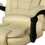 Крісло офісне Malatec 23287 з підніжкою. кремове - Зображення 9