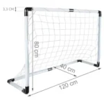 Дитяча футбольна брамка Trizand 120×80 см. набір - Зображення 4