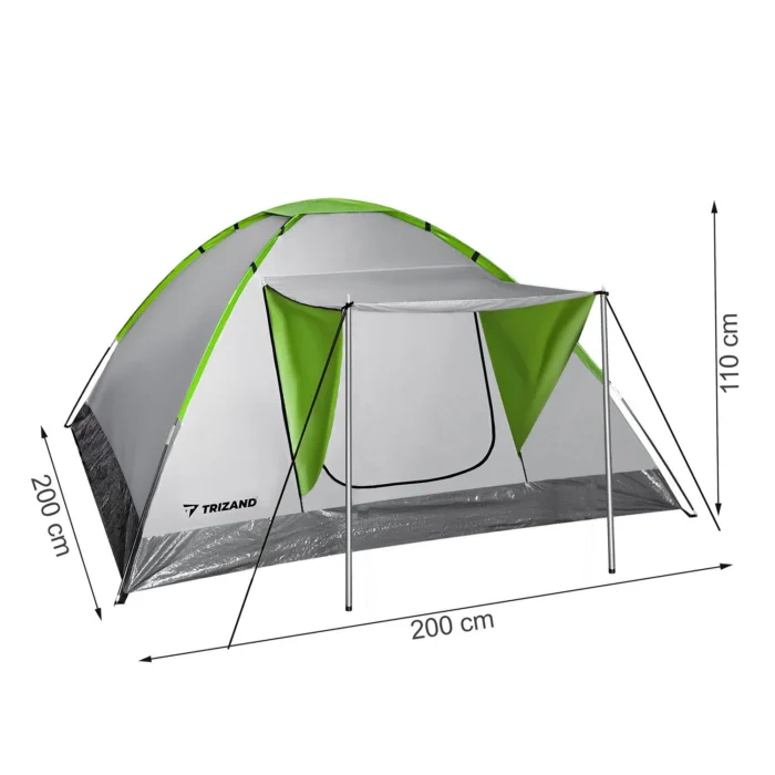 Намет туристичний Trizand Montana 4-місний 200×200 см - Зображення 2