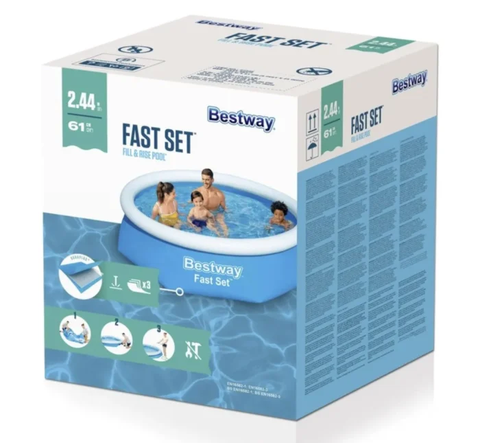 Басейн розпірний BESTWAY 57448 244x61 см. 1880 л - Зображення 2