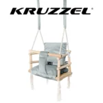 Дитяча гойдалка Kruzzel NEW H18026 сіра. до 25 кг - Зображення 2
