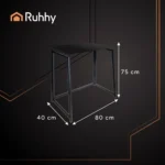Складаний письмовий стіл Ruhhy 26117 чорний 80×75×40 см - Зображення 11