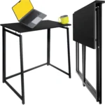 Складаний письмовий стіл Ruhhy 26117 чорний 80×75×40 см
