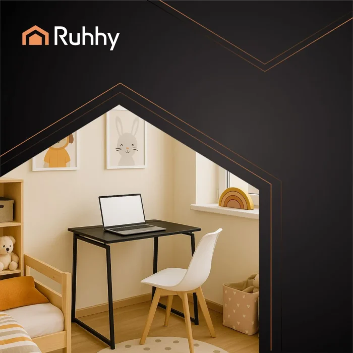 Складаний письмовий стіл Ruhhy 26117 чорний 80×75×40 см - Зображення 9