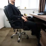 Офісне крісло Malatec 26195 з підніжкою. чорне - Зображення 13