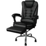 Офісне крісло Malatec 26195 з підніжкою. чорне - Зображення 6